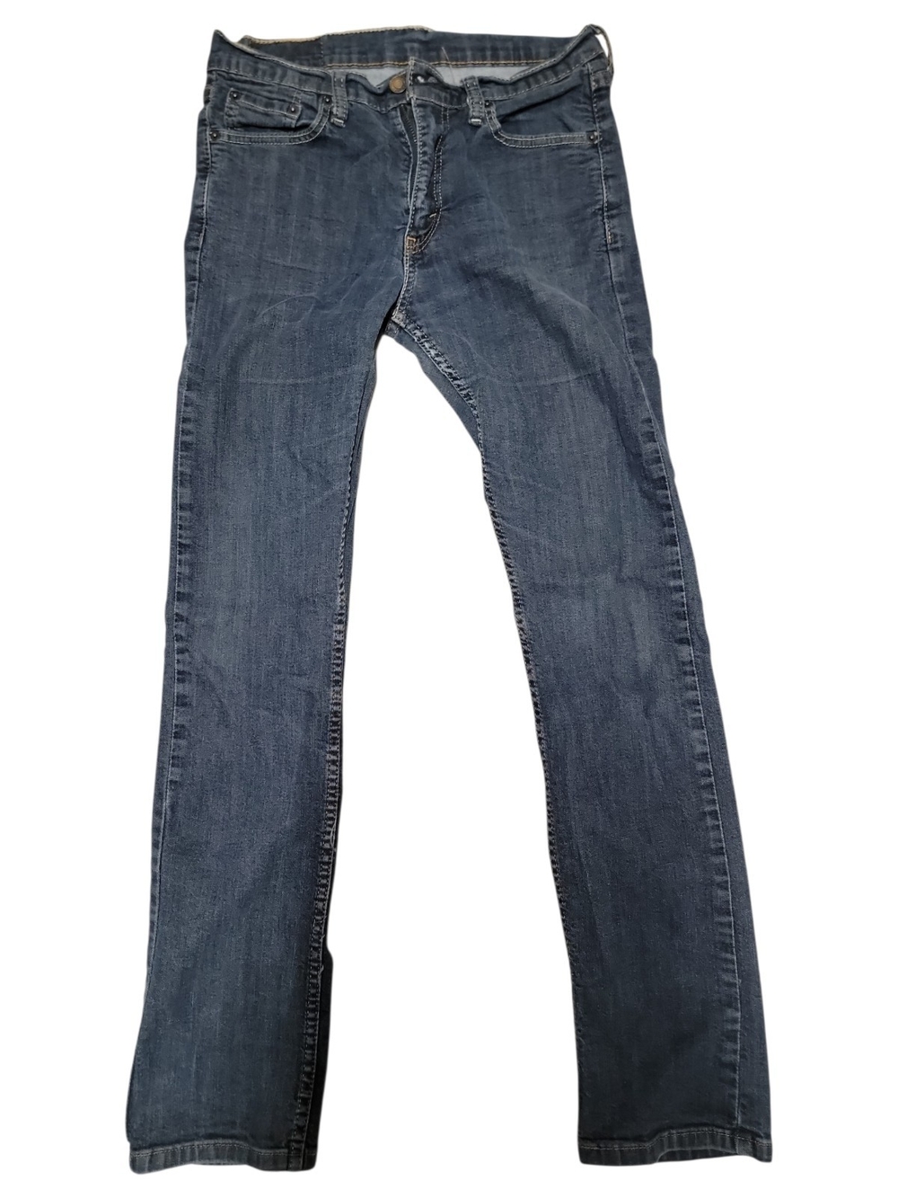Levi's Straight Jeans in Blue Wash